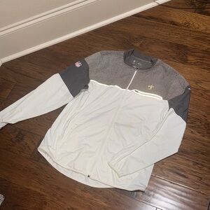 New Orleans Saints Nike On Field Quarter Zip Men's M